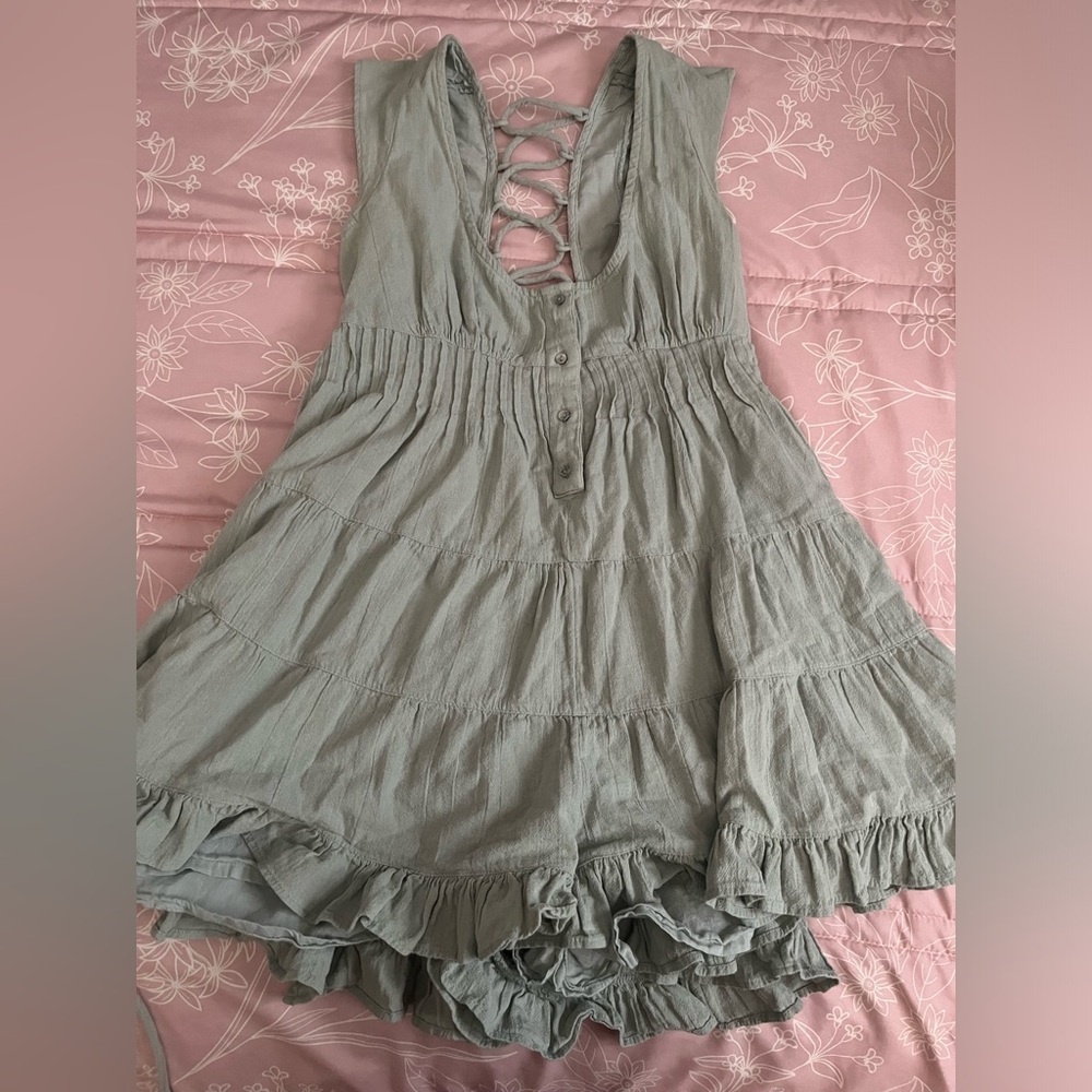 Urban Outfitters Raelynn Tie-Back Romper